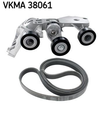 Kit de courroie d'accessoire (Courroie d’alternateur) SKF VKMA 38061